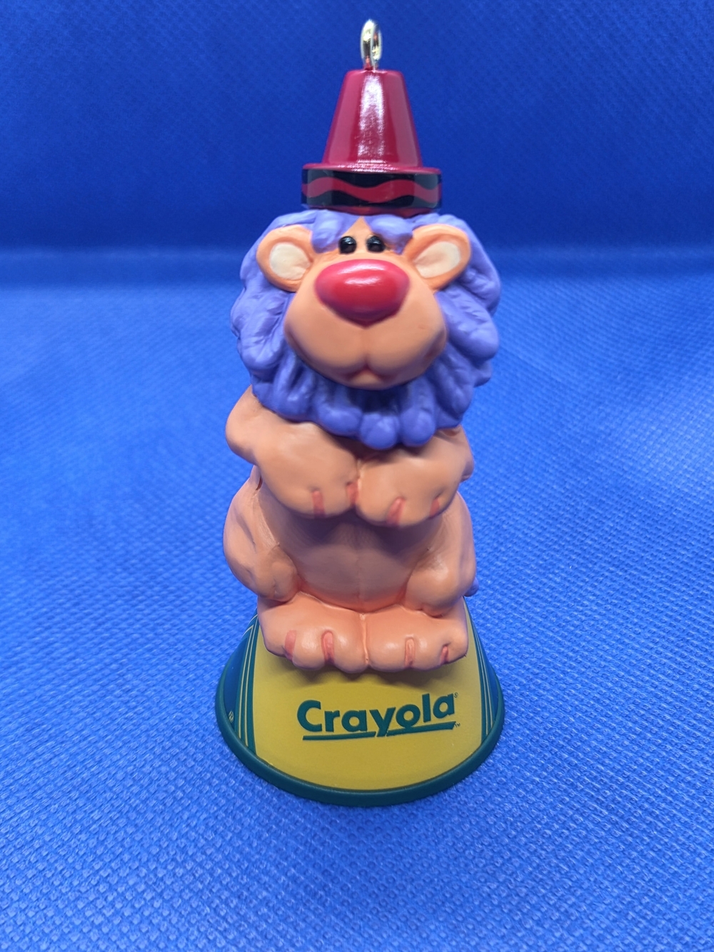 Crayola Purple Mane Lion Ornament VTG.